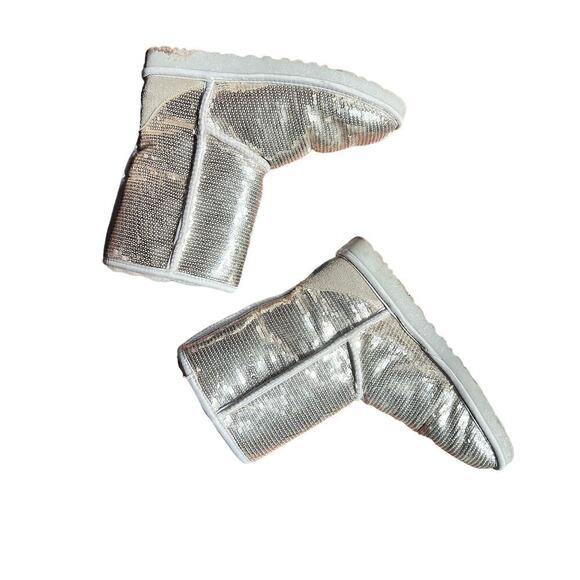 Ugg Sequin Sparkle Classic Boot Size 8 - Picture 4 of 7